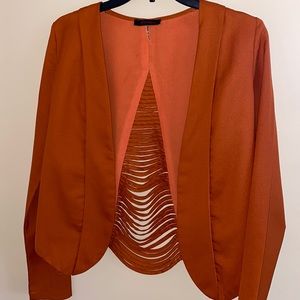 Rust colored blazer